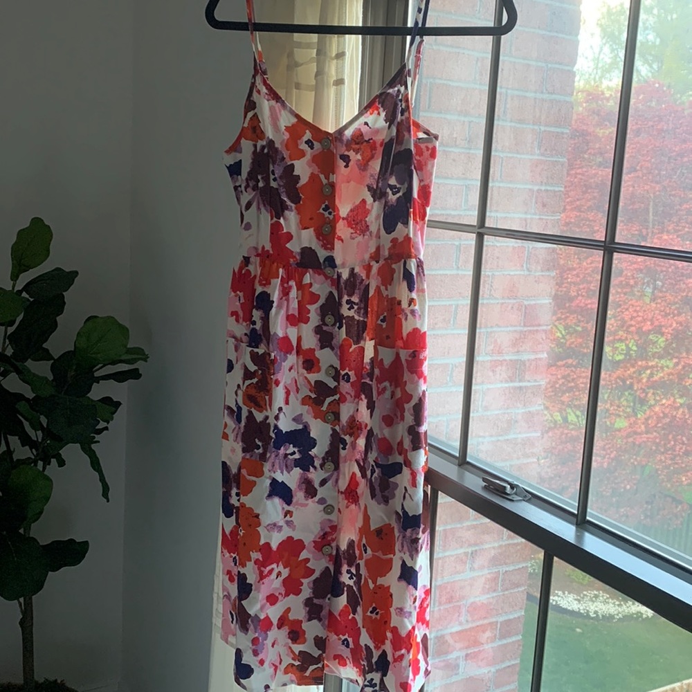 Midi floral dress